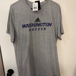 Adidas Gray Washington Soccer Tee